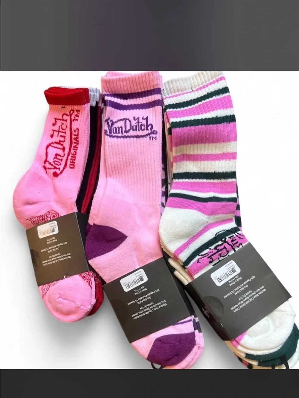 NWT Von Dutch sock bundle. 9 pair.